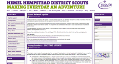 Desktop Screenshot of hemel-scouts.co.uk